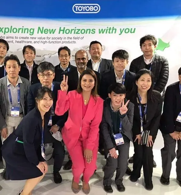 team teamwork teamworkmakesthedreamwork toyobo osaka japan autoexpo2020 components amaz